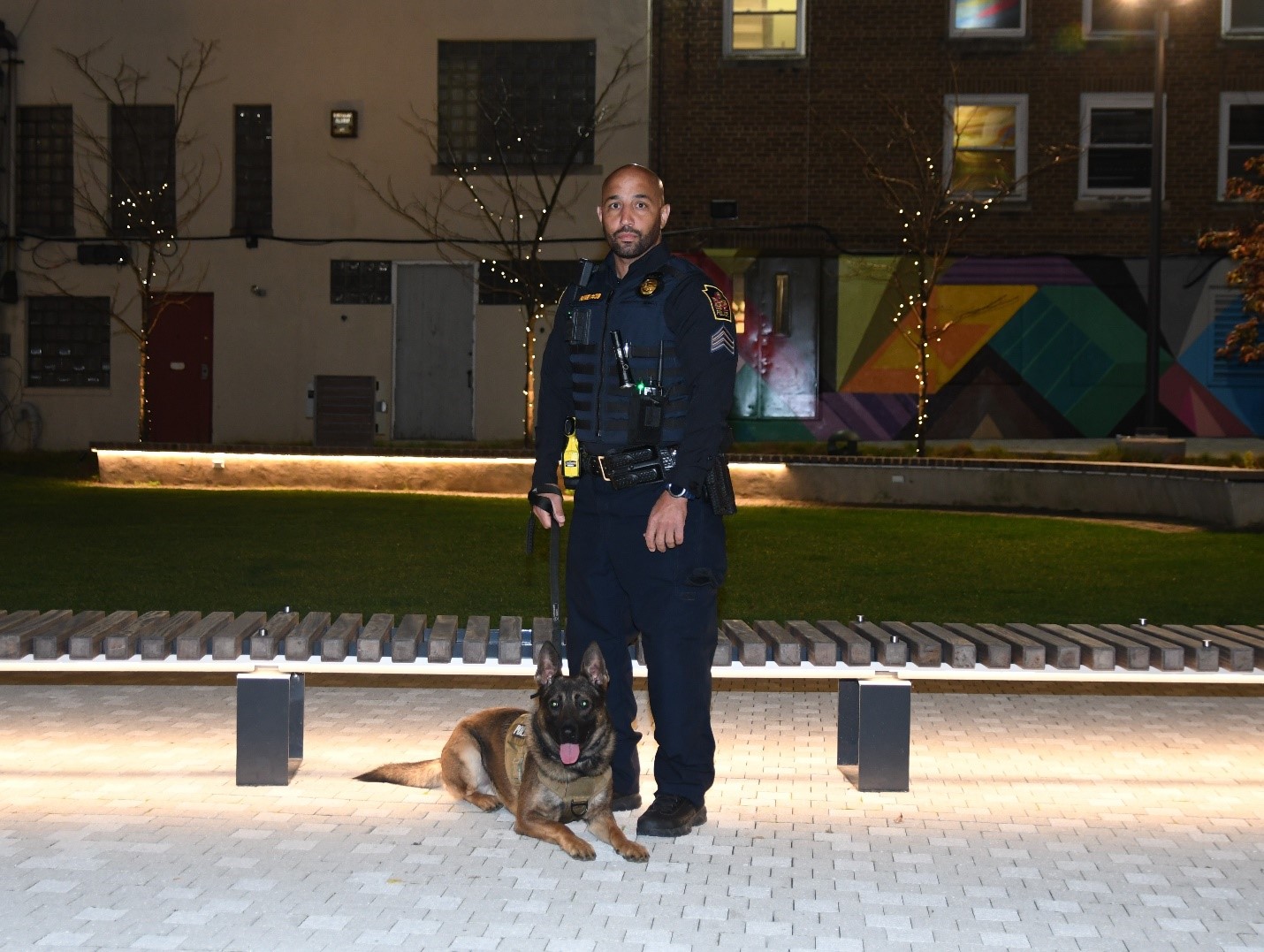 Sgt. Rob Flores - with K9 Niko
